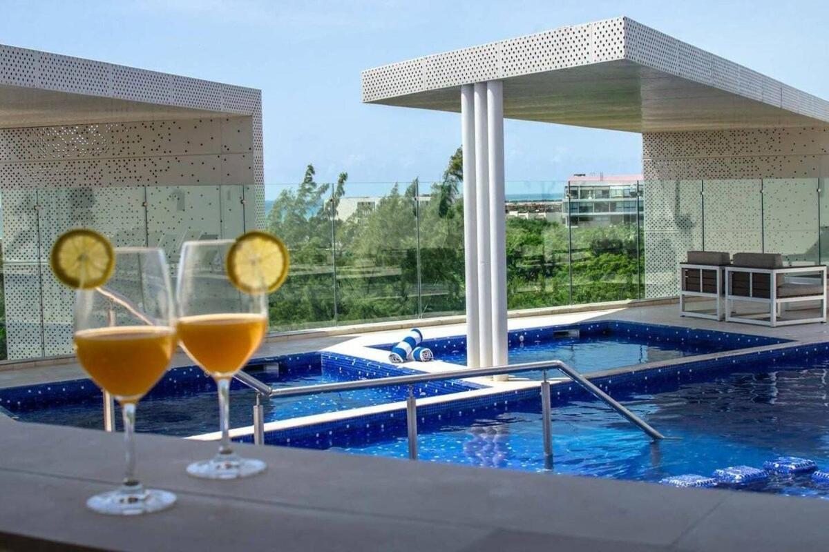 普拉亚卡门1 Rec. | A Pasos De La Playa | Roof C/Vista Al Mar公寓 外观 照片